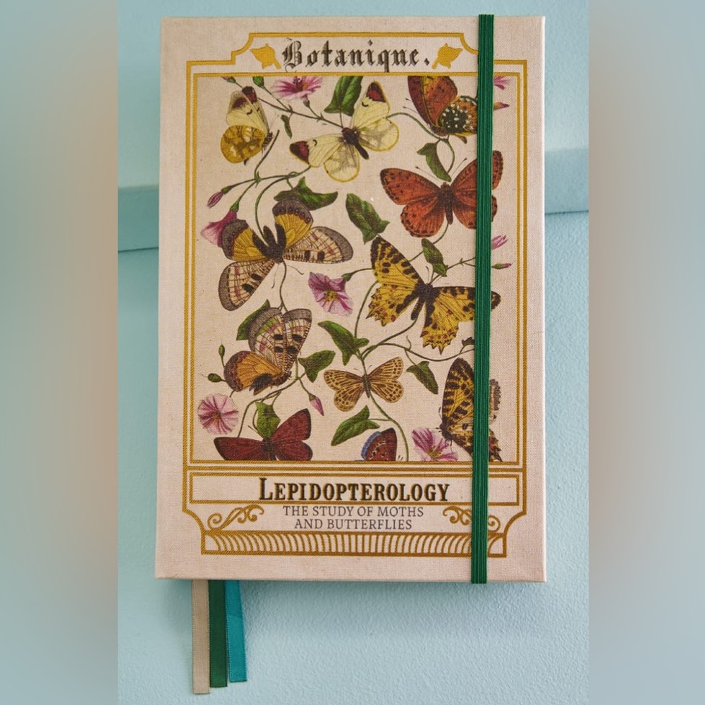 EARTHBOUND Botanical Butterfly Journal with  Bonus Butterfly Dangle Earrings 🦋